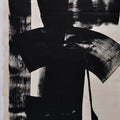 'Untitled 21' abstract acrylic-oil painting by artist Anand Kamdar, 84x24 inch, on canvas