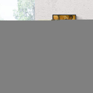 Preview of 'Untitled' Painting by Np Pandey shown on a wall in a furnished room.