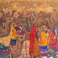 'Untitled 22' figurative acrylic painting by artist Anushka Varekar, 49x36 inch, on canvas