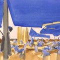 Untitled 22' abstract watercolor painting by artist Sameer Bhitale, 4x8 inch, on paper
