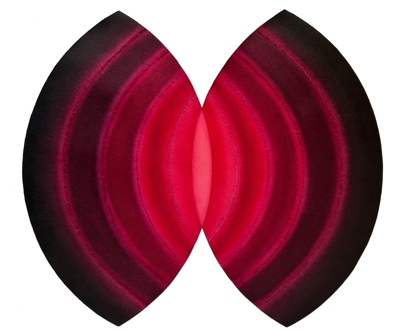 'Untitled 23' abstract ink drawing by artist Prashant Dhadve, 16x18 inch, on paper