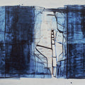Untitled 23' abstract acrylic painting by artist Yash Chawardol, 8x12 inch, on paper