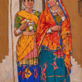 'Untitled 23' figurative acrylic painting by artist Anushka Varekar, 32x21 inch, on canvas