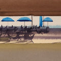 Untitled 24' abstract watercolor painting by artist Sameer Bhitale, 4x8 inch, on paper