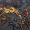 Untitled 26' contemporary acrylic painting by artist Chandan Bhowmick, 48x72 inch, on canvas