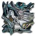 Untitled 27' contemporary acrylic painting by artist Chandan Bhowmick, 12x12 inch, on paper board