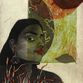 Figurative etching & aquatint printmaking titled 'Untitled 3', 9x6 inch, by artist Ranju Kumari on Acid Free Paper