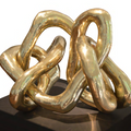 Untitled 3' abstract Bronze sculpture by artist Rambali Prajapati, 20x28 inch, on bronze
