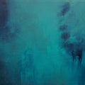 Untitled 3' abstract oil painting by artist Bhausaheb Nanaware, 42x54 inch, on canvas