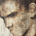 Untitled 3' figurative acrylic painting by artist Sunil Padwal, 16x12 inch, on plyboard