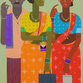 Figurative acrylic painting titled 'Untitled 3', 48x36 inch, by artist Narsimlu Kandi on Canvas