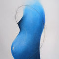 Untitled 3' contemporary dry-pastel painting by artist Trapti Porwal, 30x22 inch, on paper