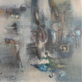 Untitled 3' abstract acrylic painting by artist Rajesh Ambalkar, 20x20 inch, on canvas