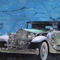 Untitled 3' transportation acrylic painting by artist Gopal Roy, 24x30 inch, on acrylic sheet