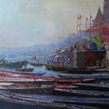 Untitled 3' religious acrylic painting by artist Sachin Sawant, 36x36 inch, on canvas
