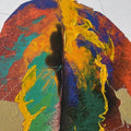 Untitled 3' contemporary mixed-media painting by artist Makarand Rane, 9x7 inch, on paper