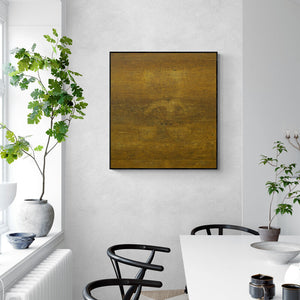 In-situ view of Ramesh Thorat's 'Untitled 3' painting in a room