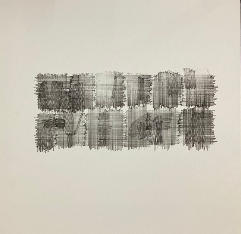 Untitled 31' abstract pen-ink painting by artist Ankita Aswale, 11x11 inch, on paper