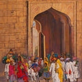 Untitled 32' figurative acrylic painting by artist Anushka Varekar, 36x30 inch, on canvas