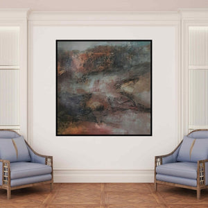 In-situ view of Vipta Kapadia's 'Untitled 32 (Untitled 32)' painting in a room