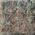 Untitled 34' abstract mixed-media painting by artist Ankita Aswale, 11x11 inch, on paper