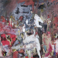 Untitled 35' abstract mixed-media painting by artist Ankita Aswale, 6x6 inch, on paper