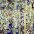 Untitled 37' abstract mixed-media painting by artist Ankita Aswale, 11x11 inch, on paper