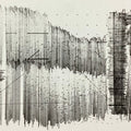 Untitled 39' abstract mixed-media painting by artist Ankita Aswale, 6x9 inch, on paper