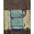 Untitled 39' abstract acrylic painting by artist Yash Chawardol, 18x8 inch, on paper