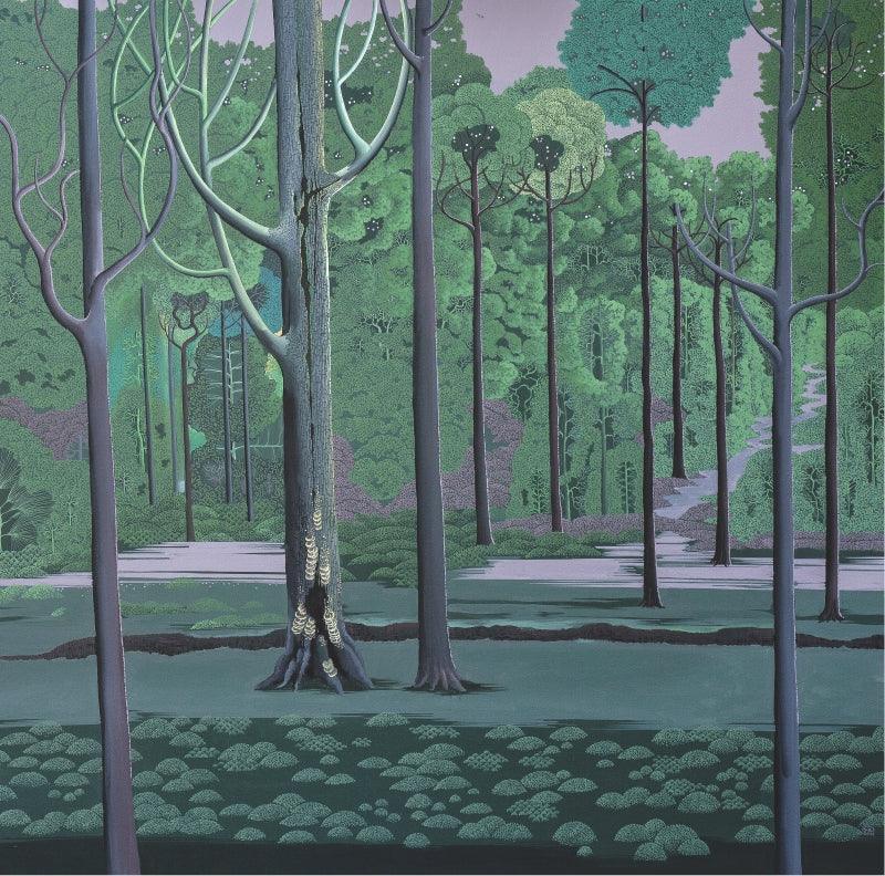 Nature acrylic painting titled 'Untitled 4', 60x60 inches, by artist Shaji Appukutan on Canvas