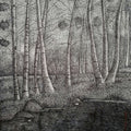 Untitled 4' nature mixed-media painting by artist Ankita Dutta, 28x22 inch, on paper