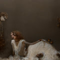 Untitled 4' figurative acrylic painting by artist Mintu Mallick, 36x48 inch, on canvas