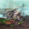 'Untitled 4' abstract acrylic painting by artist Dnyaneshwar Dhavale, 24x24 inch, on canvas