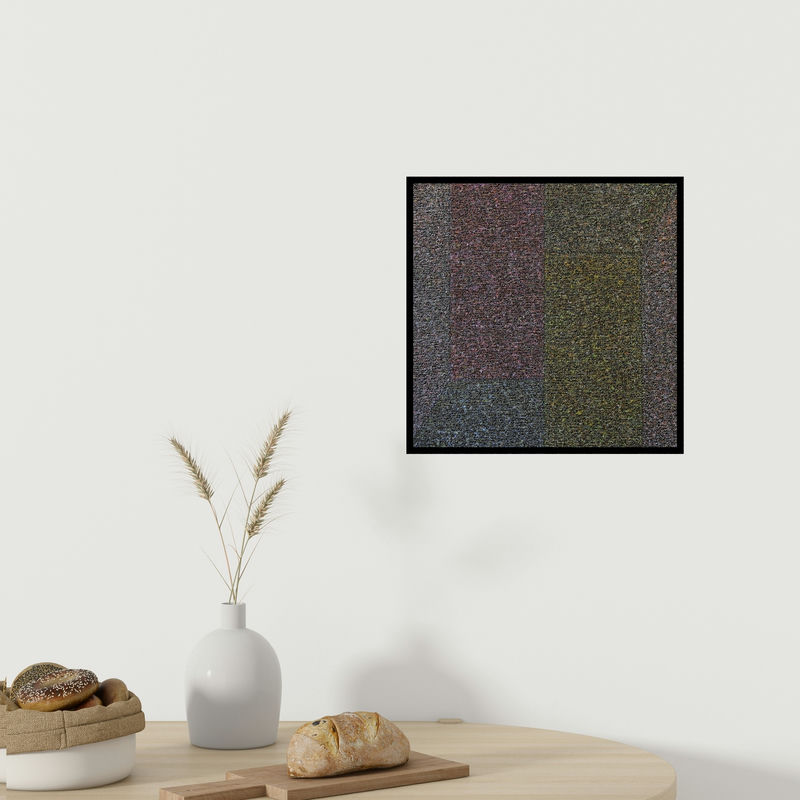 In-situ view of Ganesh Chavan's 'Untitled 4 (Abstract Color Field)' painting in a room