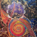 Untitled 4 (Diptych)' contemporary mixed-media painting by artist Devirani Dasgupta, 32x24 inch, on canvas
