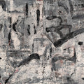 Untitled 40' abstract mixed-media painting by artist Ankita Aswale, 11x22 inch, on paper