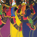 'Untitled 403' figurative acrylic painting by artist Thota Vaikuntam, 30x20 inch, on canvas