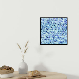 In-situ view of Anil Tagad's 'Untitled 45 (Frozen Lattice)' painting in a room