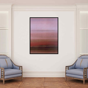 In-situ view of Vipta Kapadia's 'Untitled 46 (Tranquility)' painting in a room