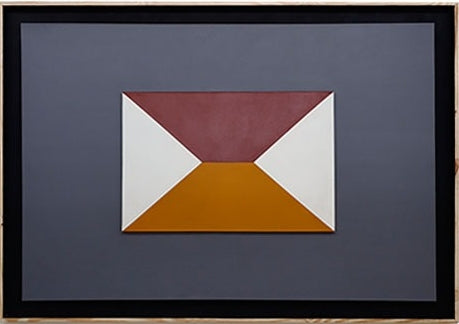 Untitled 5' abstract mixed-media painting by artist Dhiraj Hadole, 48x72 inch, on canvas