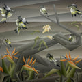 Untitled 5' animals acrylic painting by artist Nirakar Chowdhury, 36x48 inch, on canvas