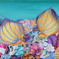 Untitled 5' seascape oil painting by artist Rejeesh Sarovar, 12x16 inch, on canvas