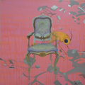 Untitled 5' contemporary acrylic painting by artist Jasbinder Singh, 36x36 inch, on canvas