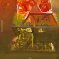 Untitled 502 by Shrikant Kadam, Original Acrylic Abstract Painting on Paper, Medium Vertical Wall Art