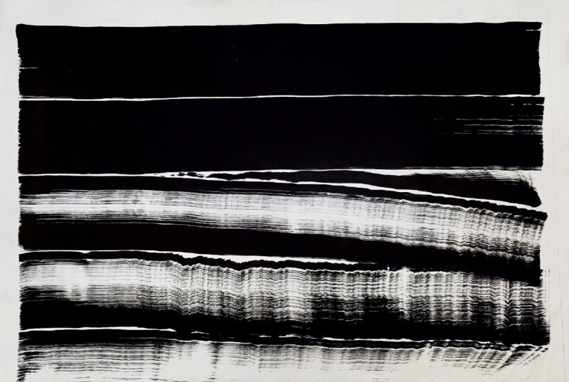 Untitled 51' abstract acrylic painting by artist Anand Kamdar, 24x36 inch, on canvas