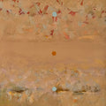 Untitled 513 by Shrikant Kadam, Original Acrylic Abstract Painting on Paper, Medium Vertical Wall Art