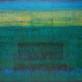 Untitled 54' abstract acrylic painting by artist Chandan Bhowmick, 72x78 inch, on canvas