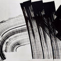 Untitled 55' abstract acrylic painting by artist Anand Kamdar, 24x36 inch, on canvas