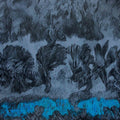 Untitled 56' abstract acrylic painting by artist Chandan Bhowmick, 72x72 inch, on canvas