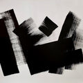 Untitled 56' abstract acrylic painting by artist Anand Kamdar, 24x36 inch, on canvas